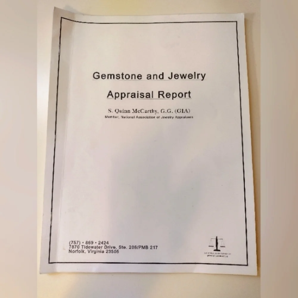 Women's Diamond Ring with Matching Band with Appraisal Report - Picture 6 of 7